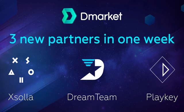 DMarket Signs Three Major Partners in One Week