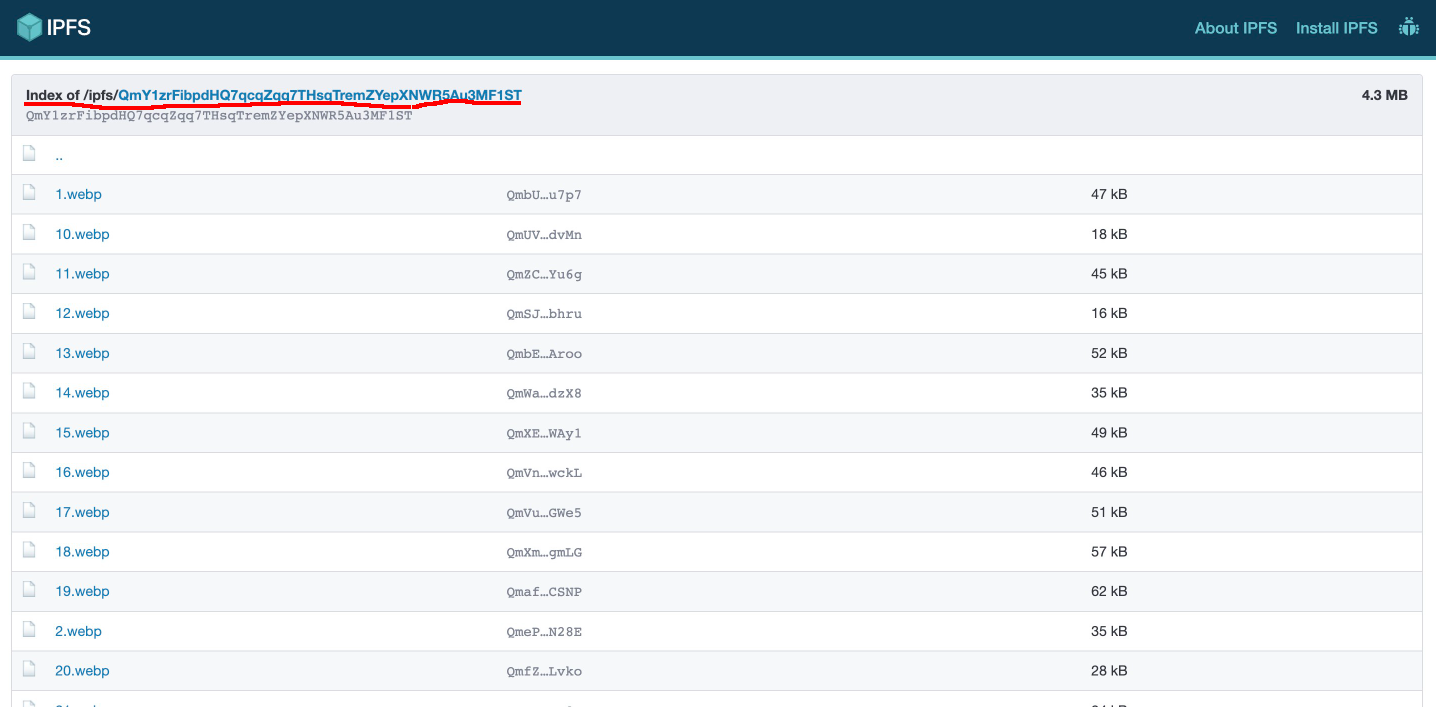 Your Images on the IPFS