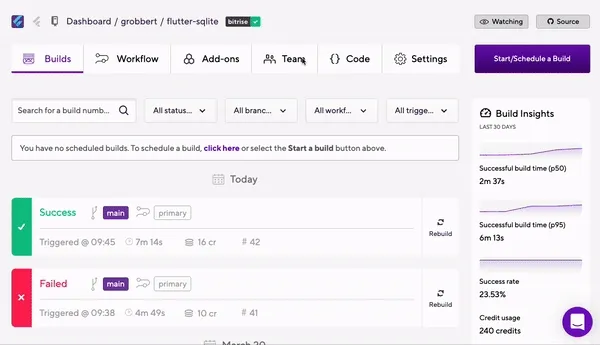 Selecting your Team Apple Service connection