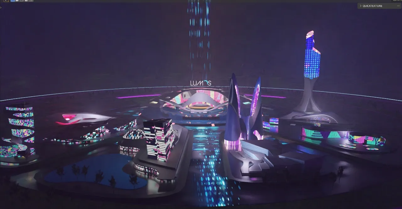 A sneak-peek into the Central Hub of Lumos Metaverse