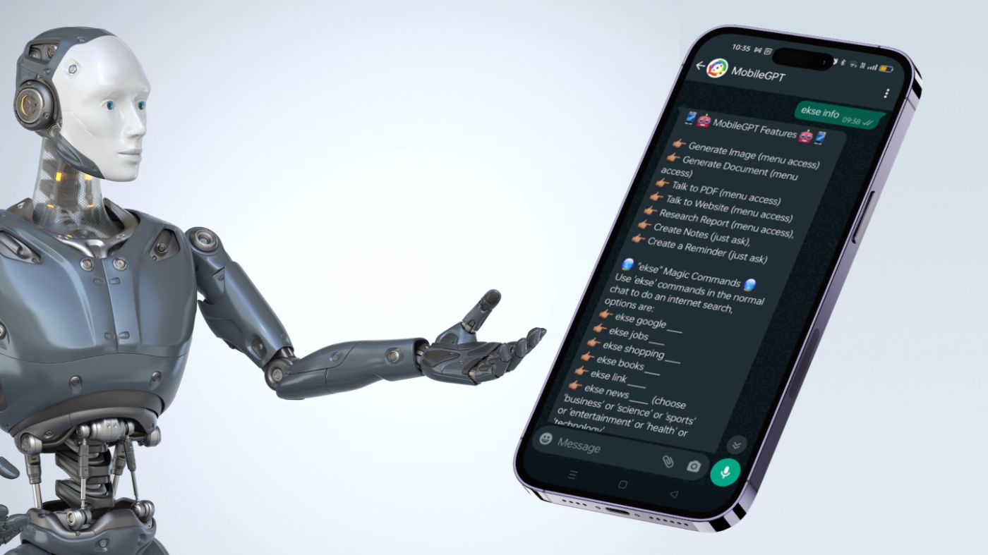Take Generative AI With You on the Go With MobileGPT WhatsApp Version