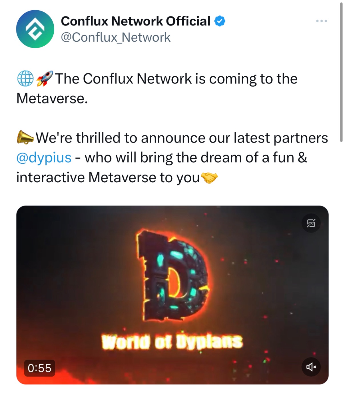 Dypius Teams Up with Conflux Network to Deliver an Unrivaled Metaverse  Experience | HackerNoon