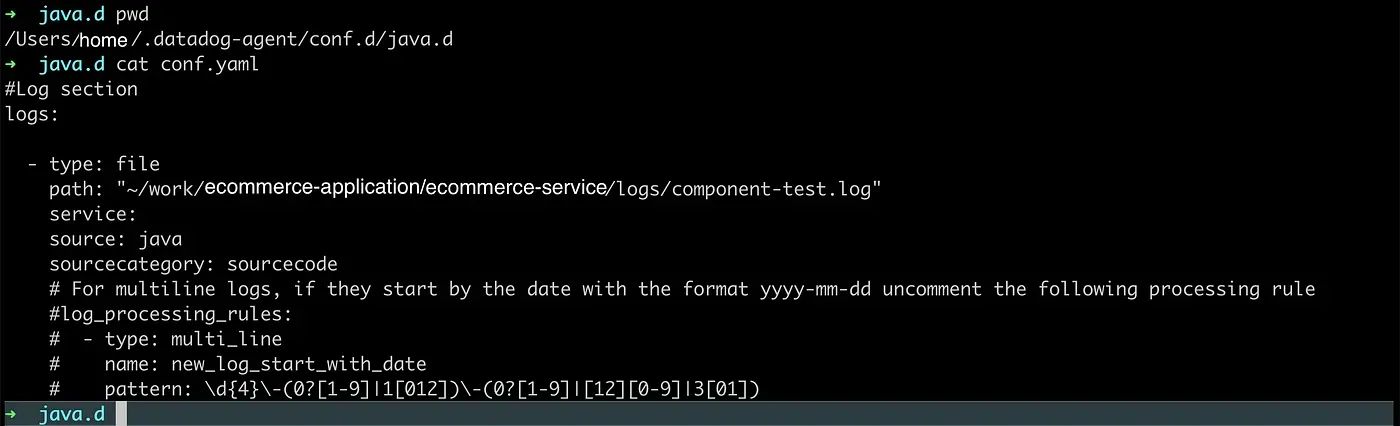 an example ‘conf.yaml’ file from local