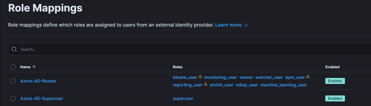 Role Mappings