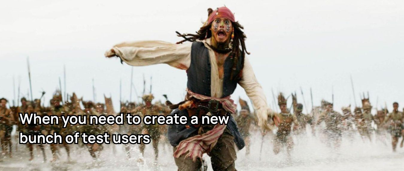 QA Automation on vacation. How we developed a tool that creates test users for us