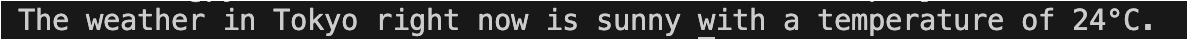 Output from previous code