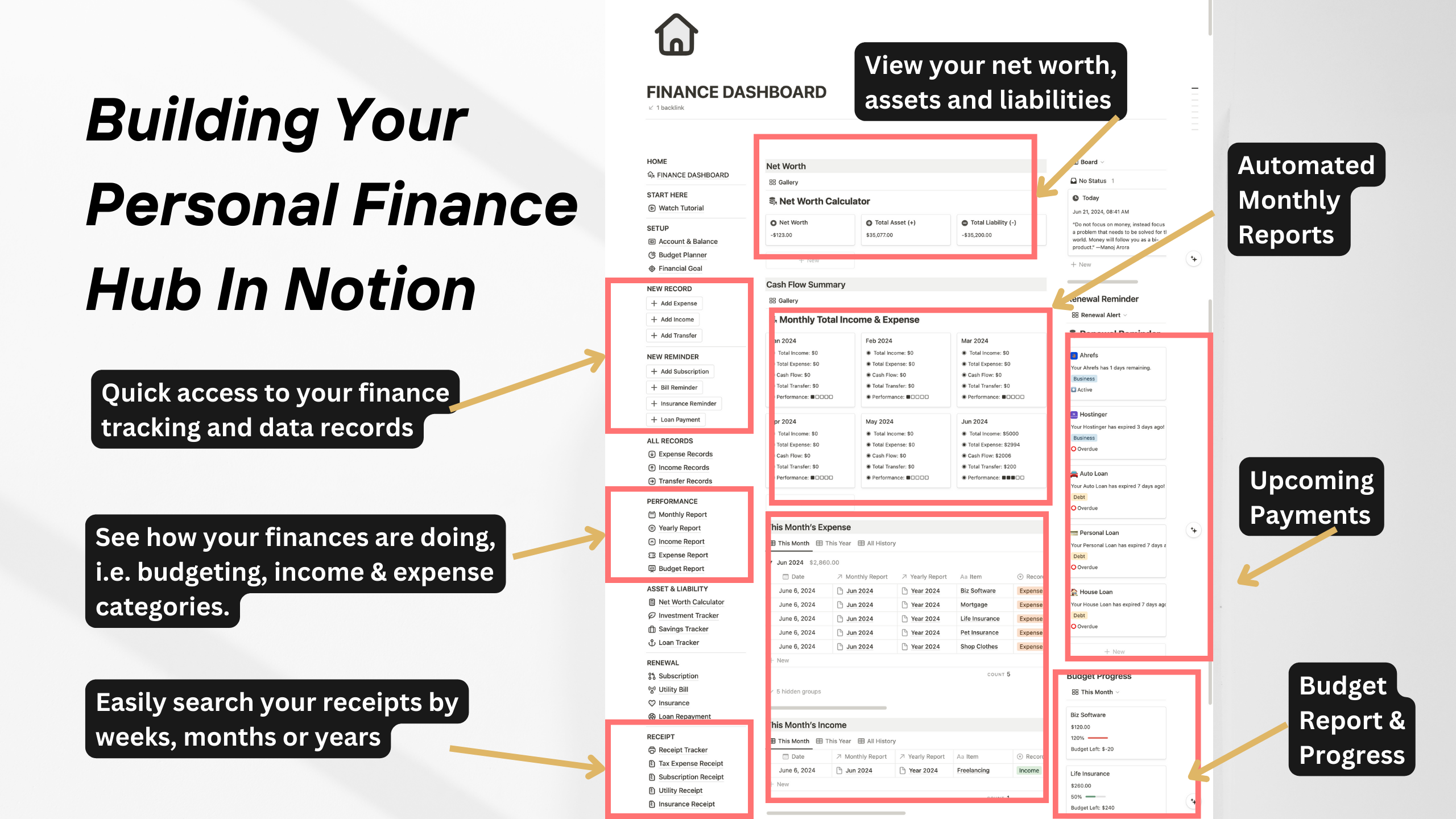 How I Plan, Track & Organize My Finances In Notion