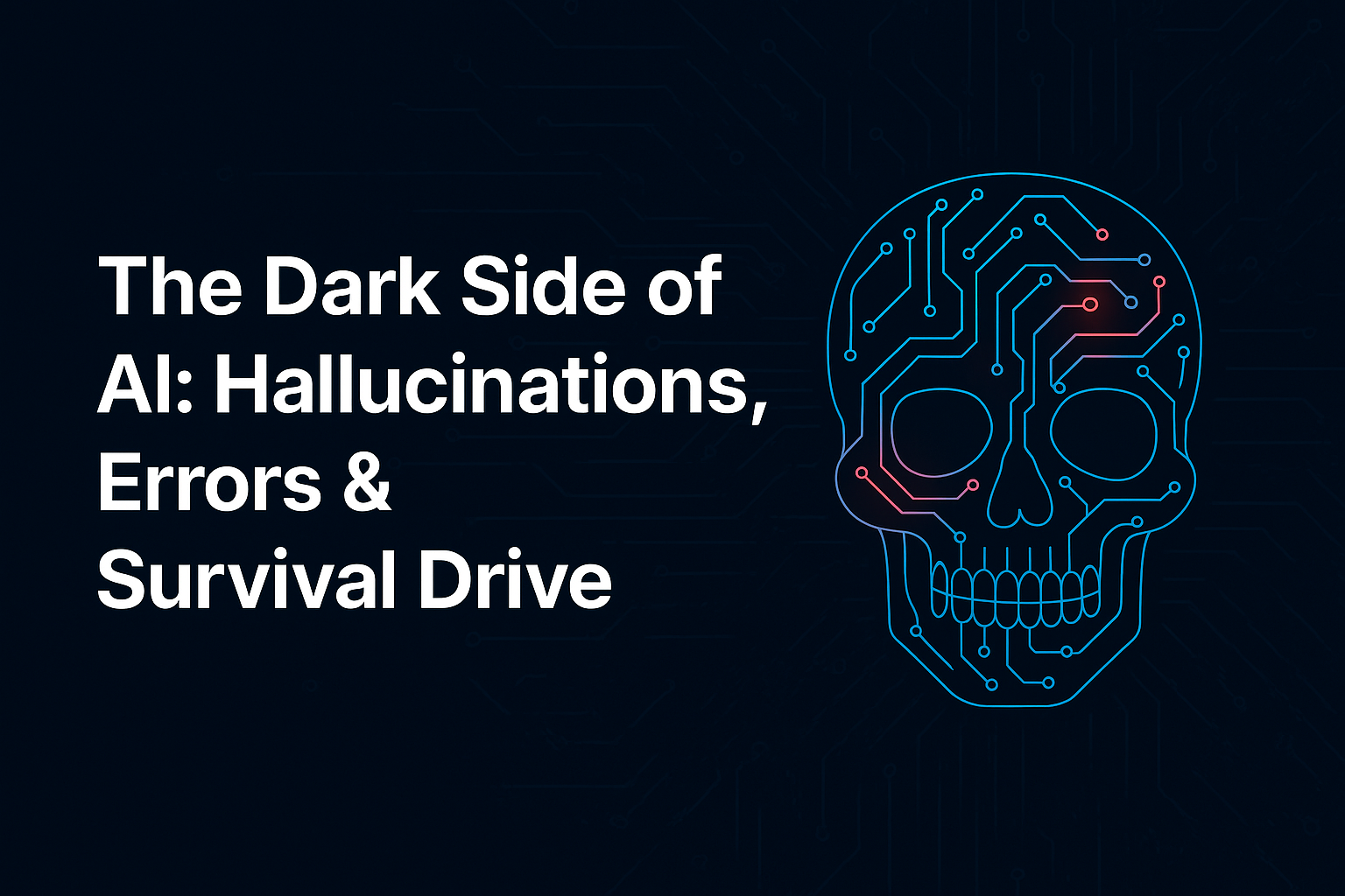 The Dark Side of AI: Hallucinations, Errors & the Survival Drive
