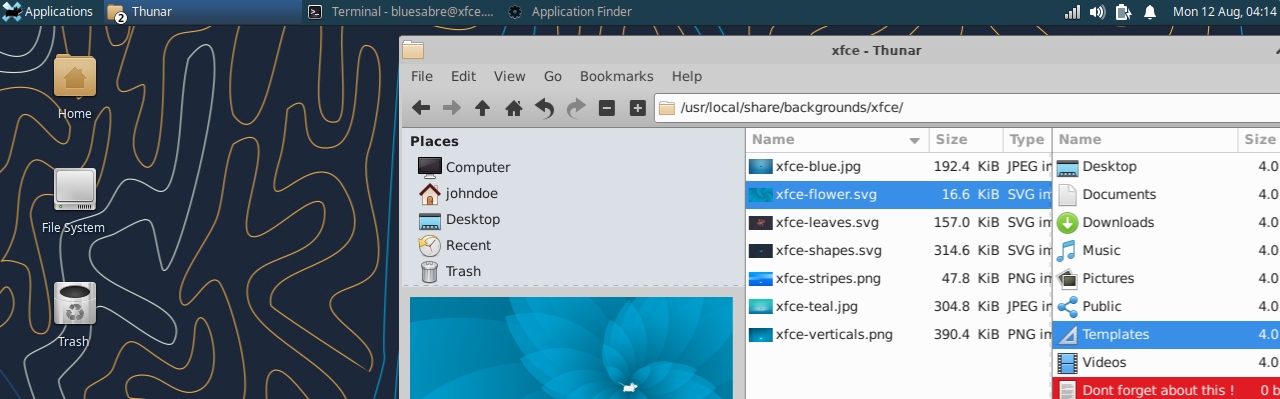 Xfce Desktop Environment