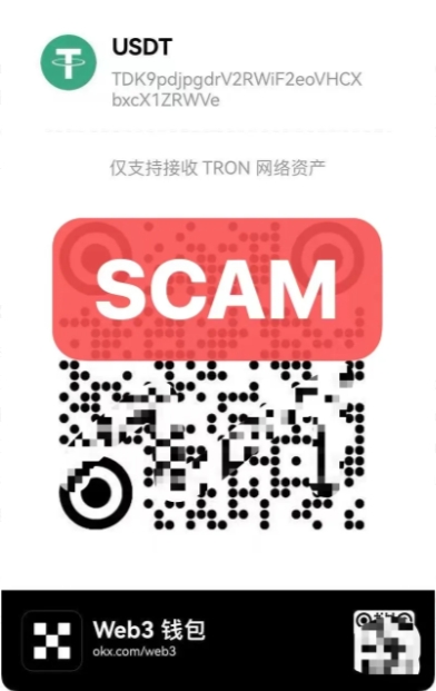 QR Code Scam. Image by Bitrace