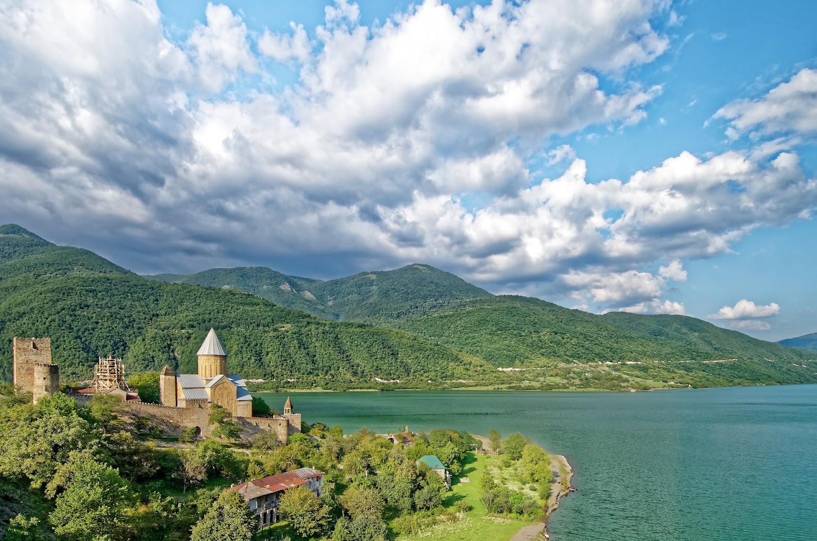 Castle Ananuri in Georgia