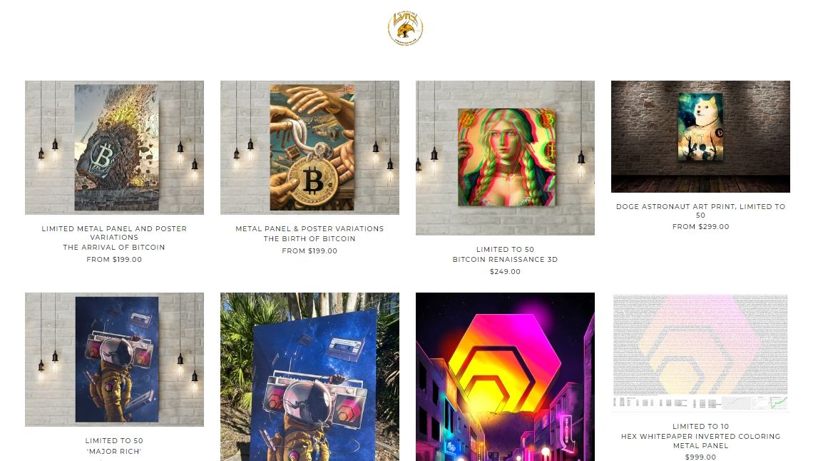 Crypto Artwork Collection by Lynxar