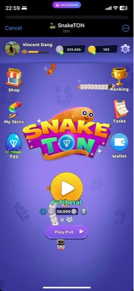 SnakeTON 