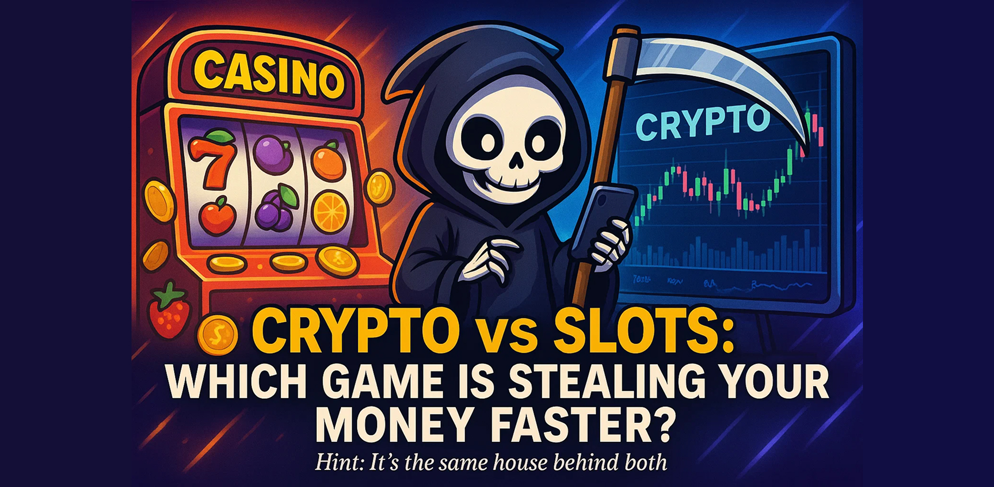 Crypto vs. Slots: Different Buttons, Same Game