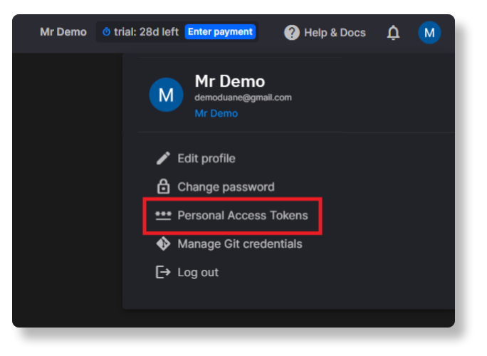 Personal Access Tokens