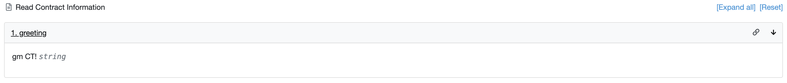Upgrading a greeting