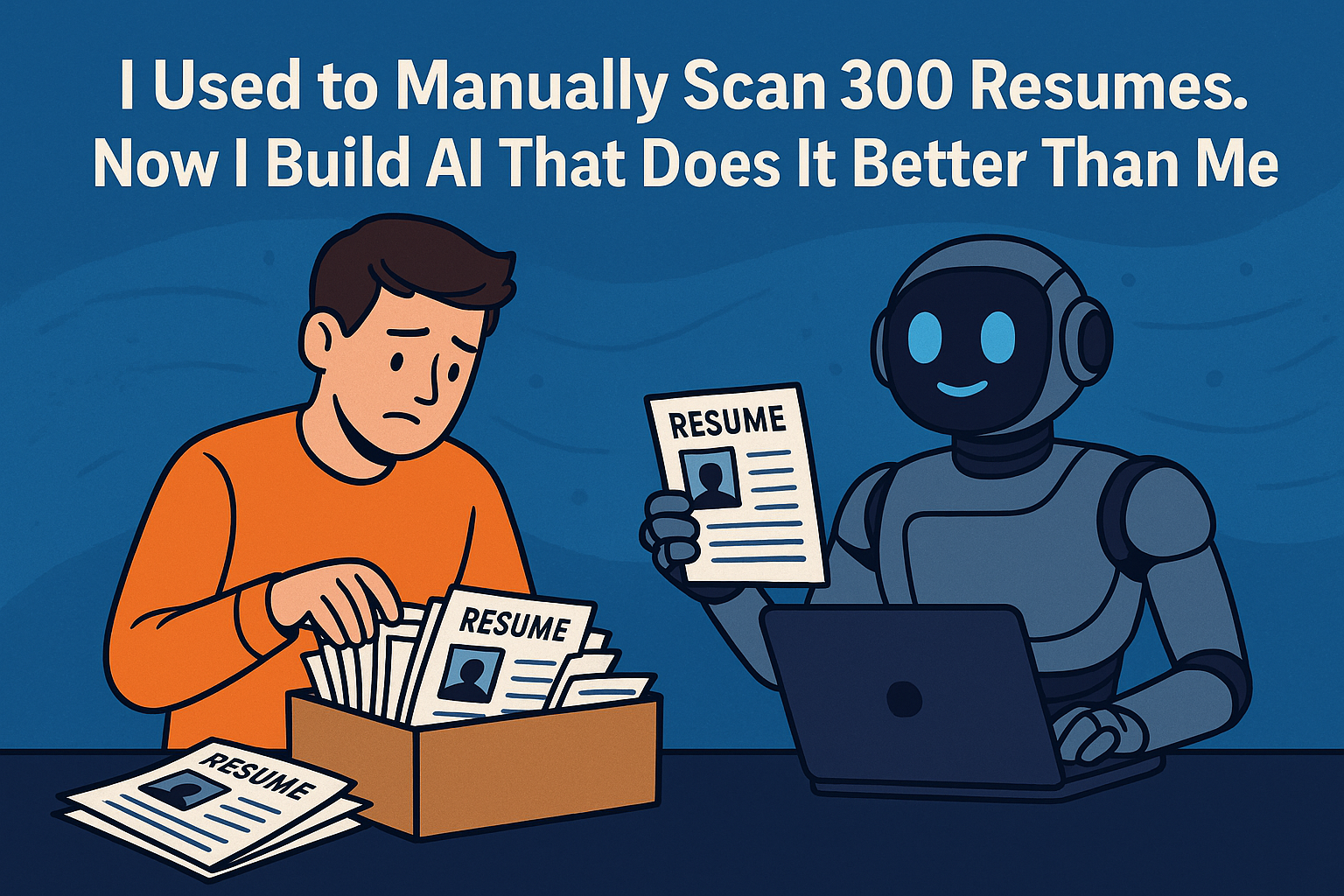 I Used to Manually Scan 300 Resumes. Now I Build AI That Does It Better Than Me