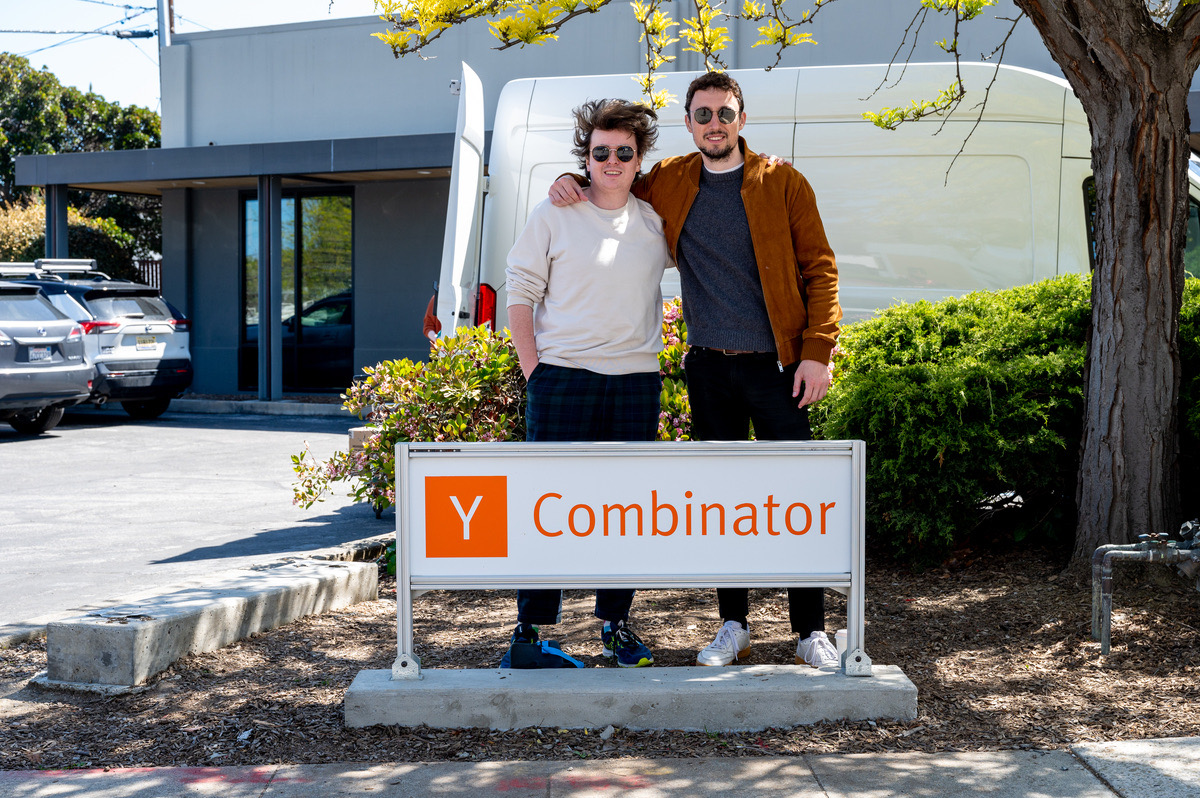 2 French men in SF (left: Bryan, right: Charly).
