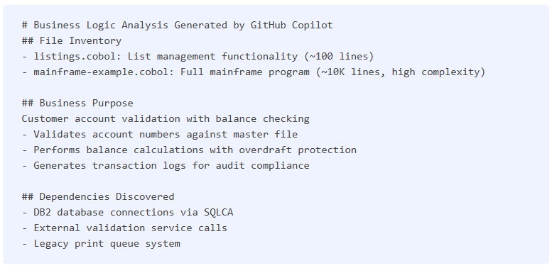 Business logic and preliminary analysis generated by GitHub Copilot