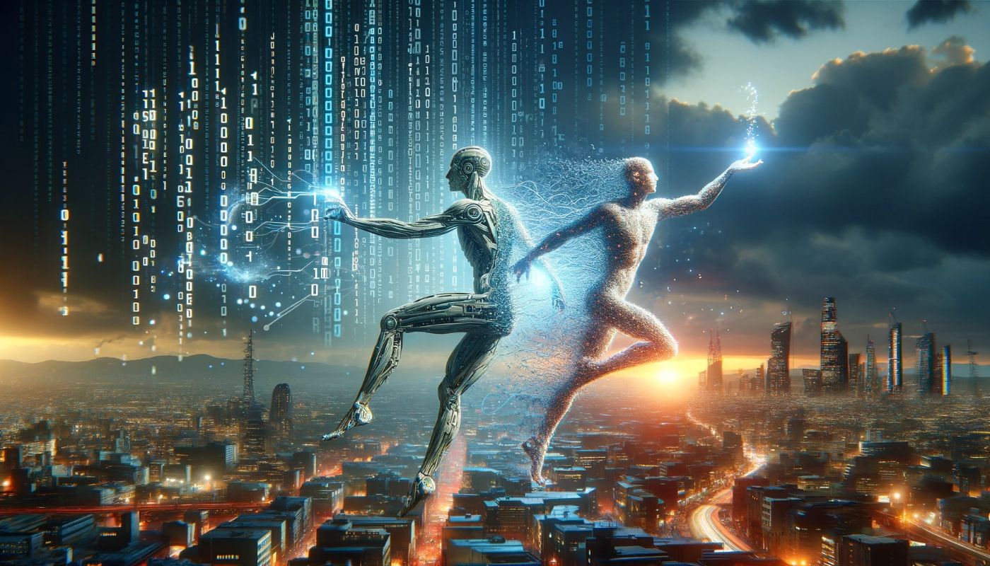 Turning data into human readable format like blocktorch does. Created with ChatGPT4/DALL-E