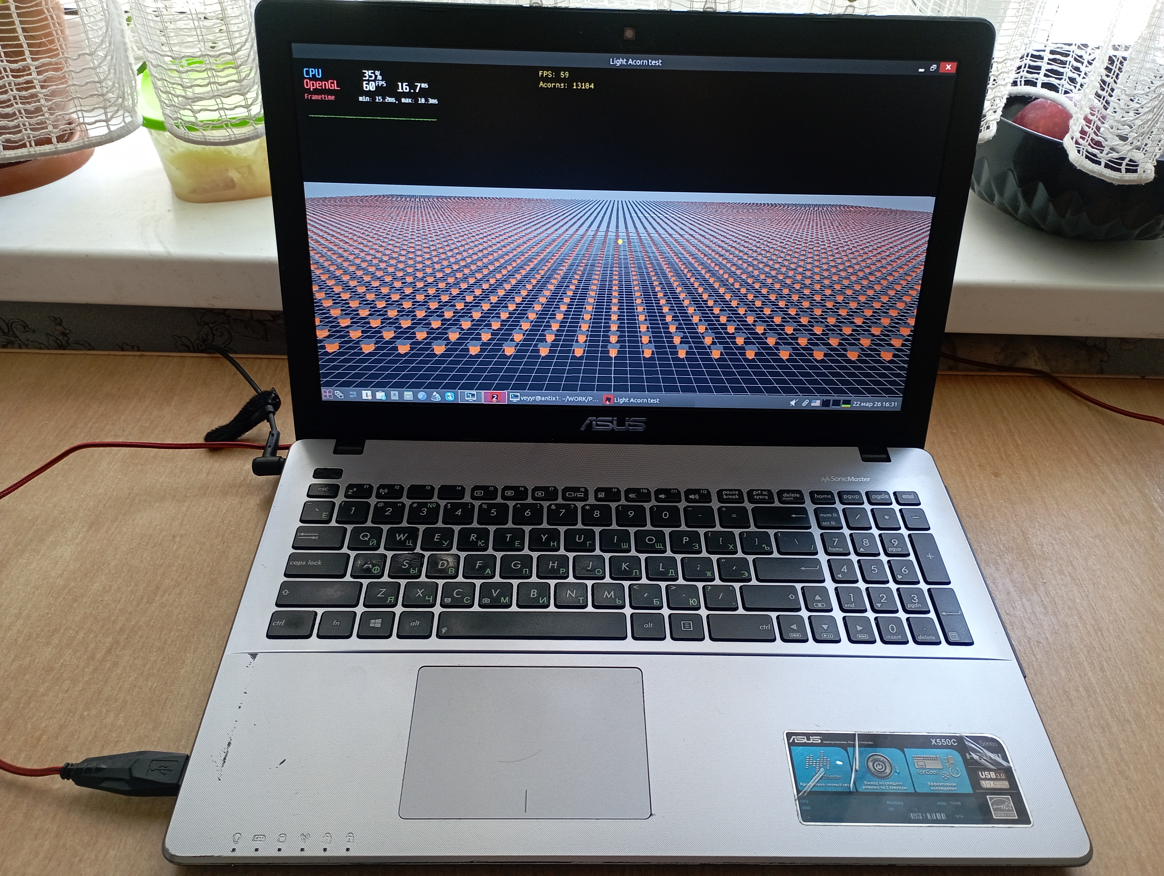 X550CC with 13000 3D Entities