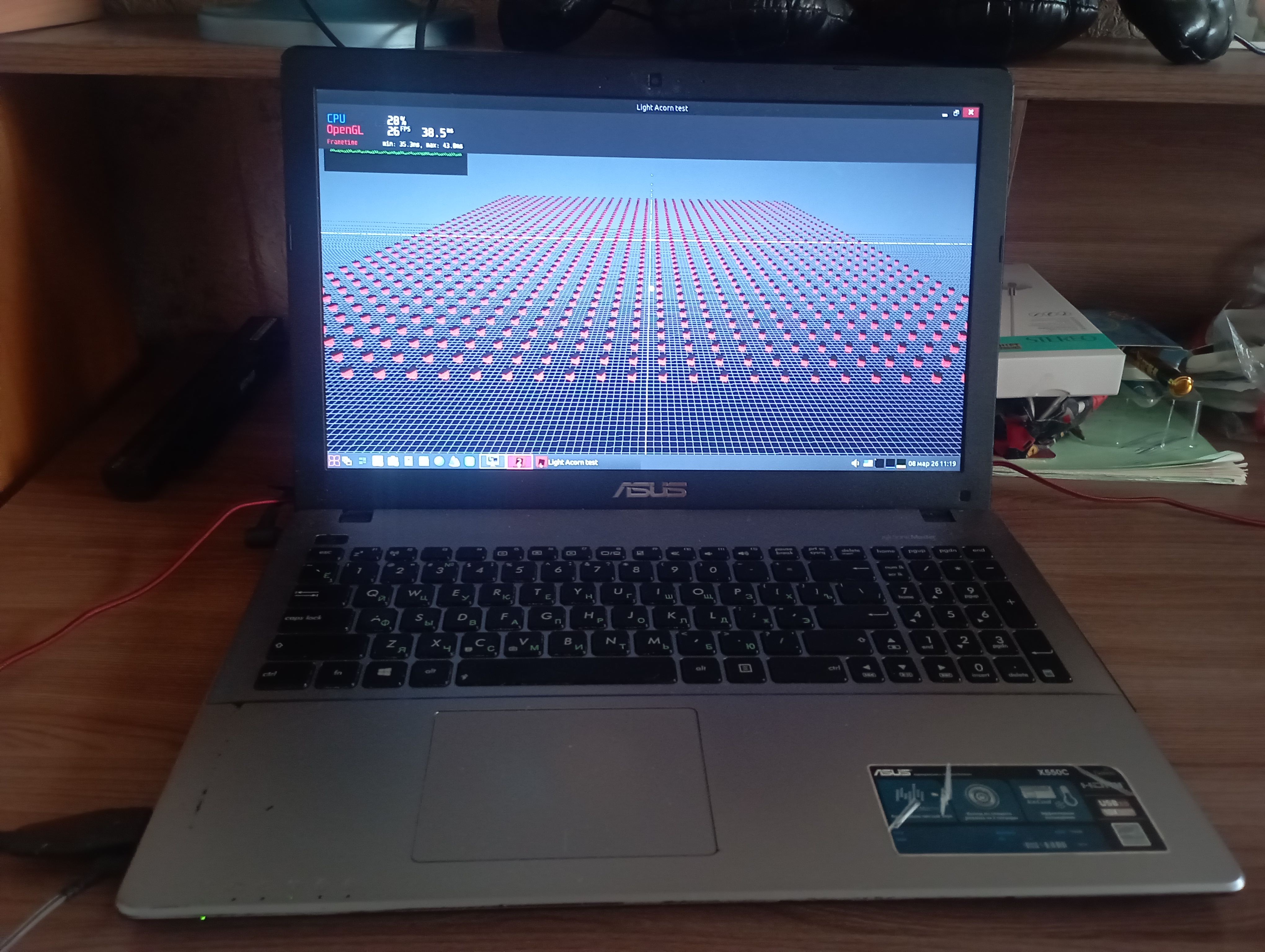 X550CC with 1,300 3D Entities