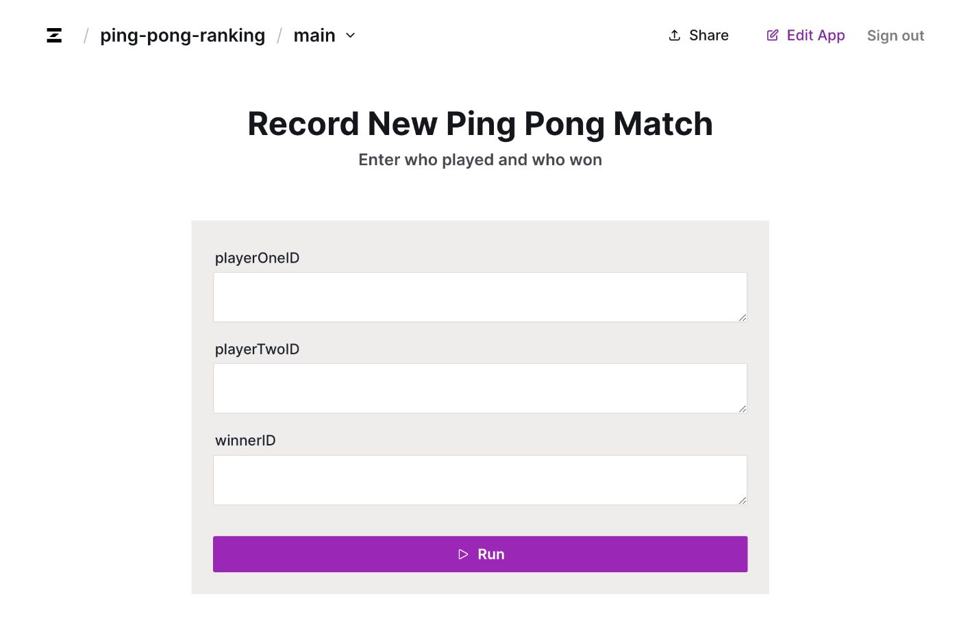 How to Build a Ping Pong Ranking App using Zipper and TypeScript Functions