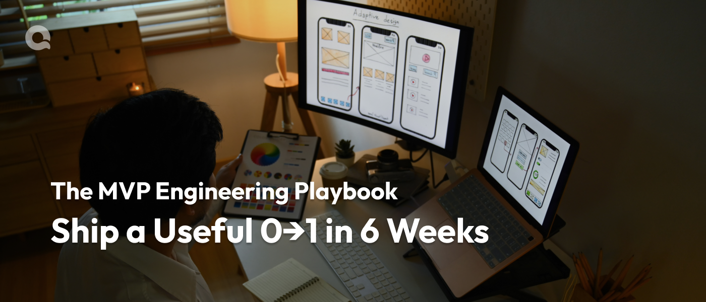 The MVP Engineering Playbook: Ship a Useful 0→1 in 6 Weeks