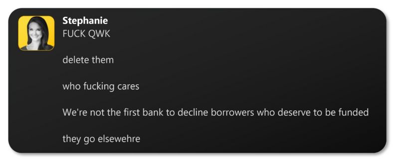 Slack messages obtained by the committee show a founder of Blueacorn directing employees to ignore smaller loans in favor of larger ones.