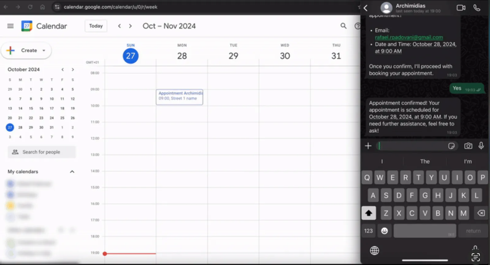 I Created an AI Chat Bot to Automate Appointment Booking