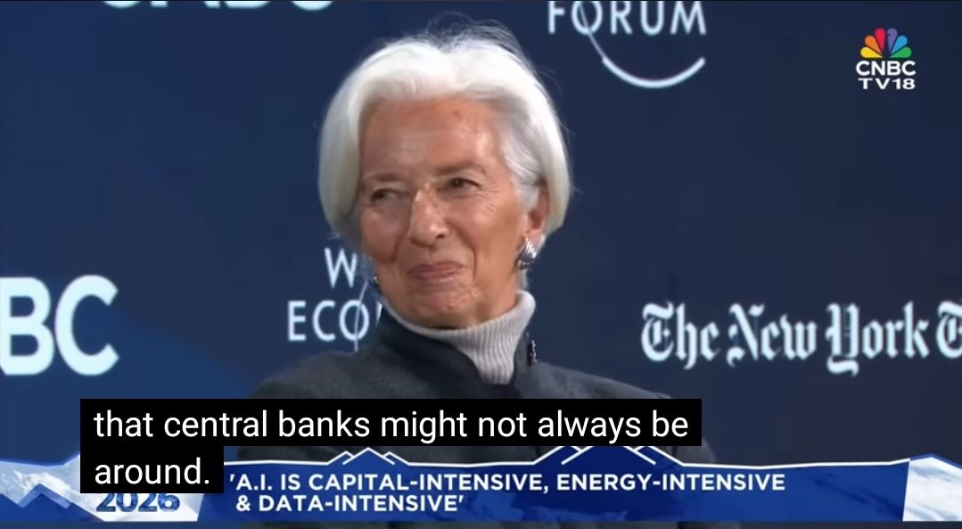 Say what you will, But Madame Lagarde has guts 