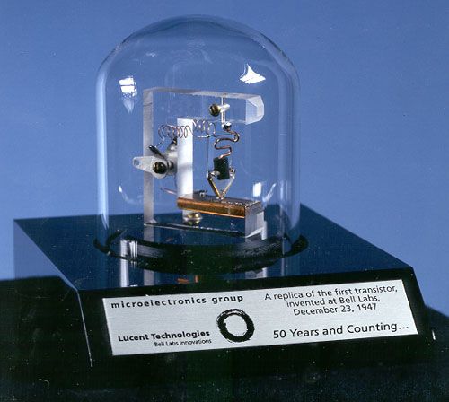 Source - https://en.wikipedia.org/wiki/Transistor#/media/File:Replica-of-first-transistor.jpg
