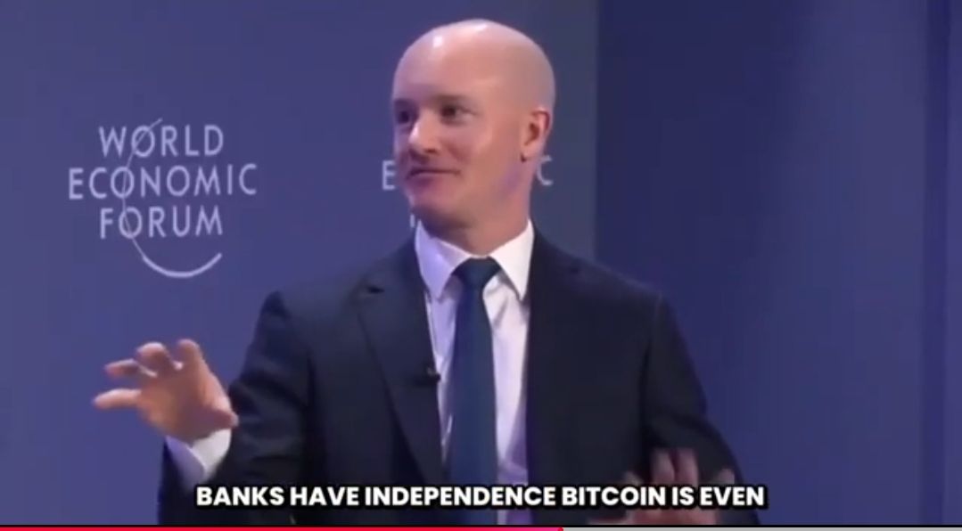 Full statement:"If Banks have independence Bitcoin is even more independent"