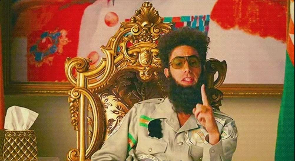 “The Dictator” Credit: Giphy.  