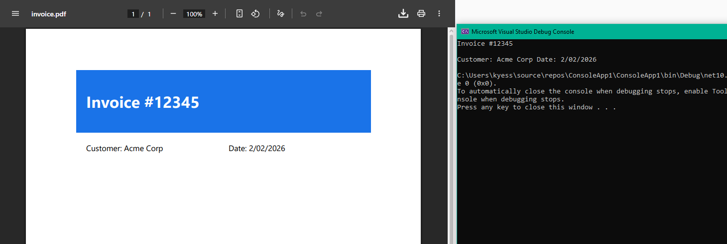 All extracted content from our input invoice PDF file