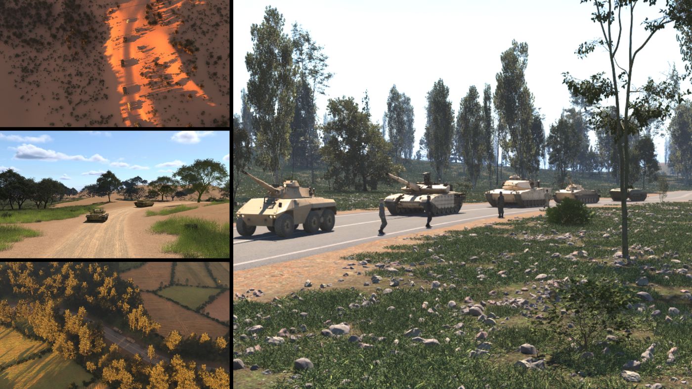 Example of synthetic images generated by AI Verse.