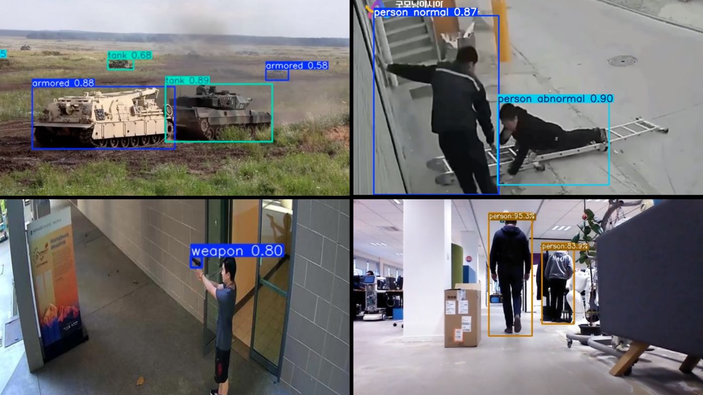 Example of computer vision models trained on 100% synthetic images generated by AI Verse. 