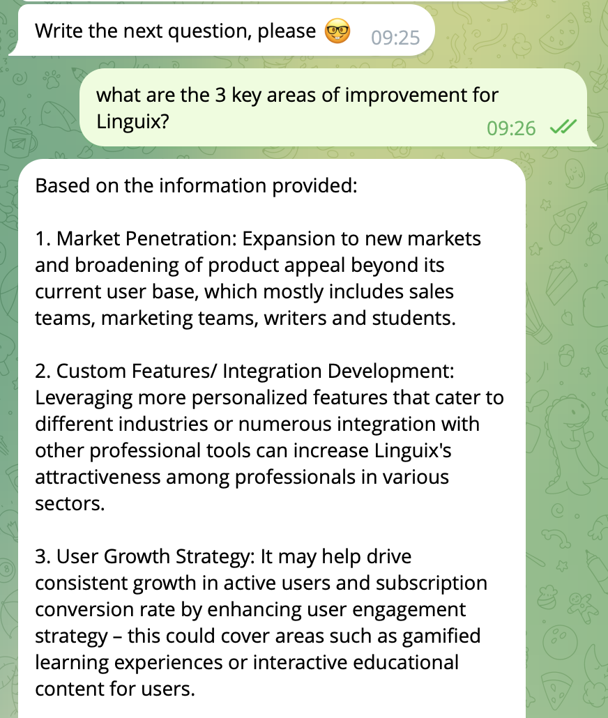 The Ask Me Anything Copilot feature