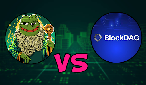 Pepeto vs BlockDAG Showdown Heats Up As Presale Frenzy Pushes Pepeto Toward Record-Breaking Growth