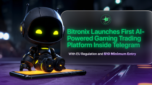 Bitronix Launches First AI-Powered Gaming Trading Platform On Telegram 