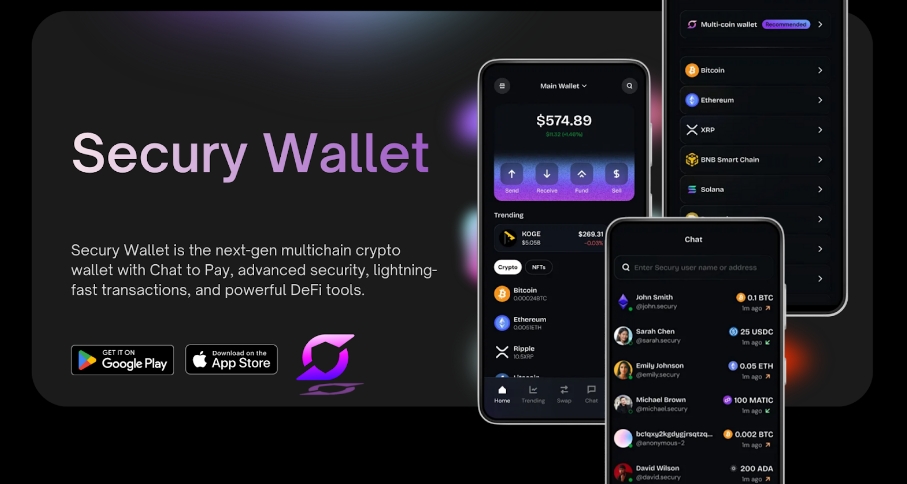 Secury Wallet Unveils Next-Generation Multichain Crypto Wallet With Chat to Pay, Opens $SEC Presale