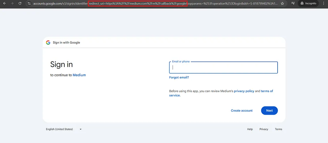 Figure 2: Google OAuth login flow
