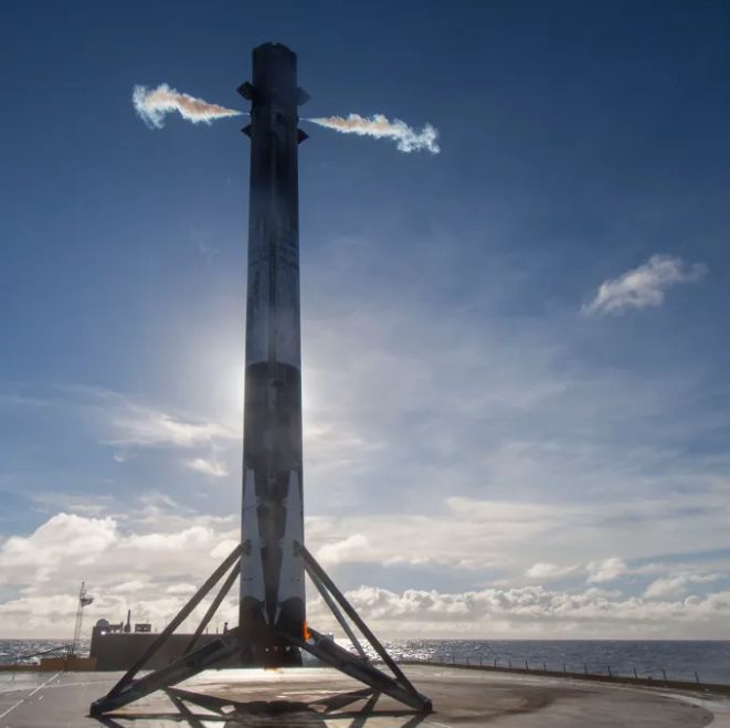 SpaceX Falcon9 Rocket (Image Credit: https://www.theverge.com/)