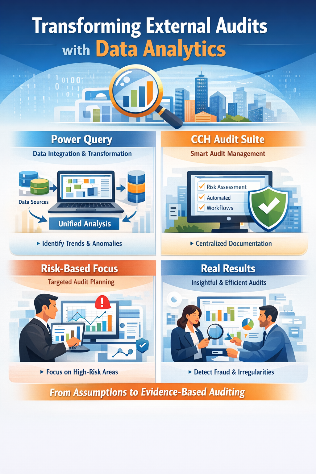 Transforming External Audits with Data Analytics: Power Query, CCH and Risk-Based Audit Planning