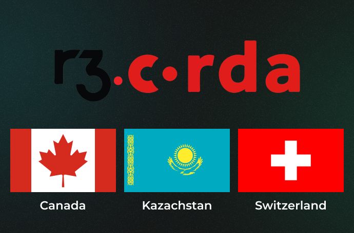 Some countries that use Corda to implement CBDC
