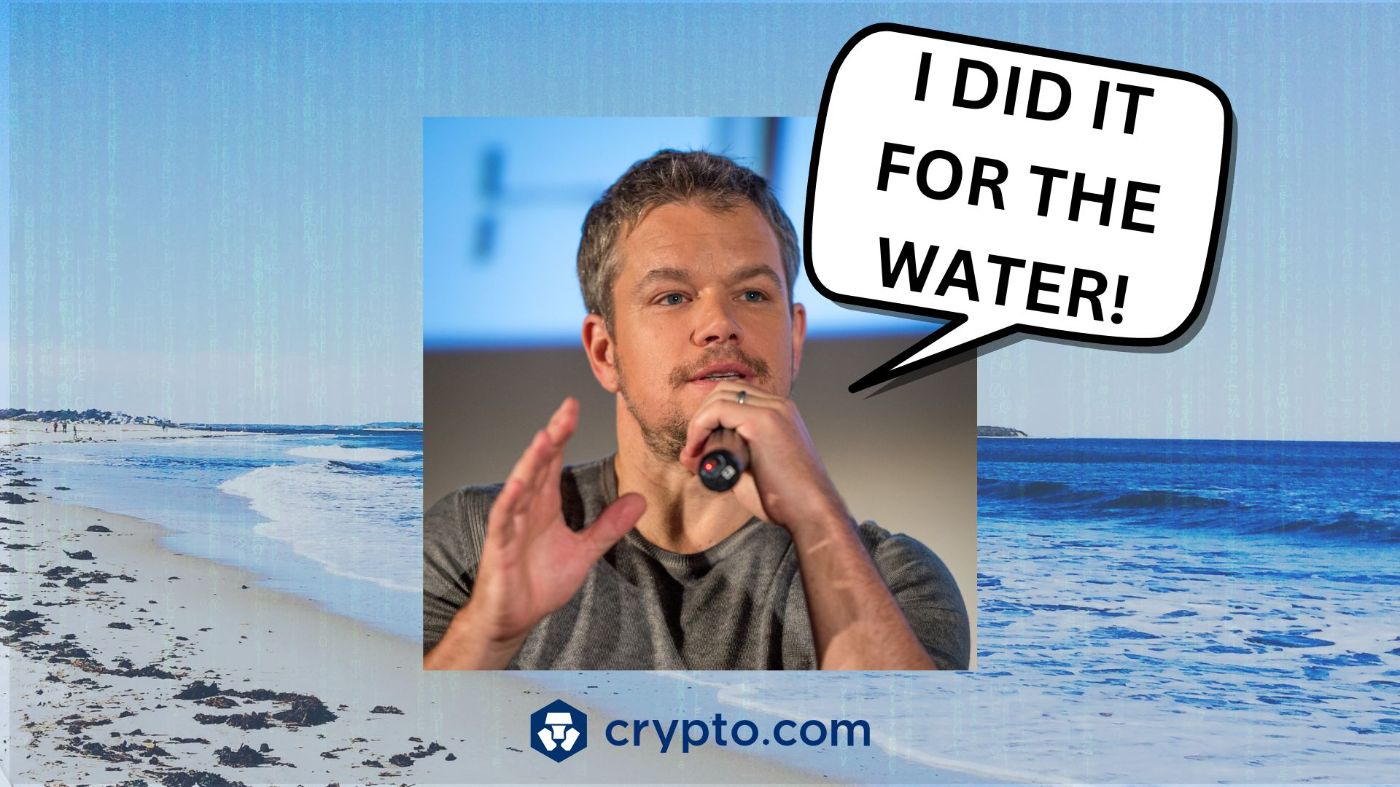Matt Damon Reveals Why He Appeared in the Crypto.com Ad