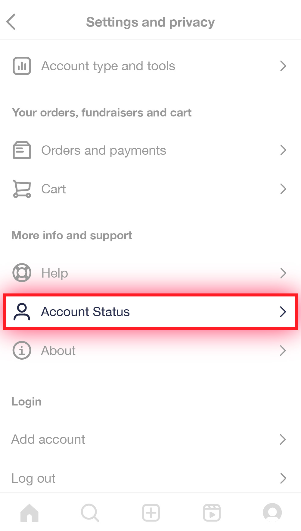 A wireframe of the Instagram app.