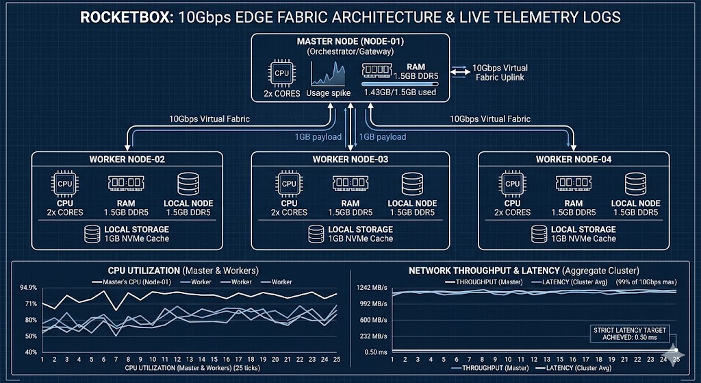 RocketBox: Explaining How It Can Push 10Gbps Through a Tiny Cluster