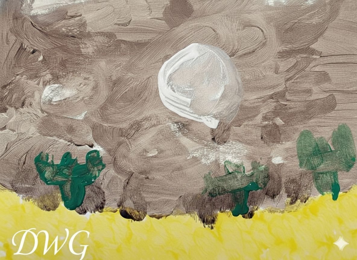 Exploring landscapes through heavy brushwork and distinct color blocks.