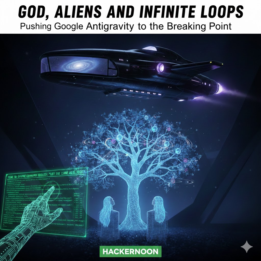 God, Aliens, and Infinite Loops: Pushing Google Antigravity to the Breaking Point